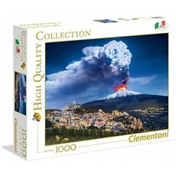 Clementoni- High Quality Collection-Etna Puzzle, 1000 Pezzi, Multicolore, 39453