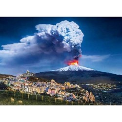 Clementoni- High Quality Collection-Etna Puzzle, 1000 Pezzi, Multicolore, 39453