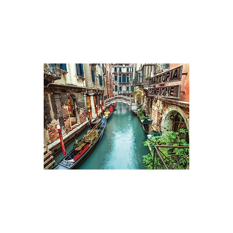 Clementoni Collection-Venice Canal Puzzle, 1000 Pezzi, Multicolore, 39458