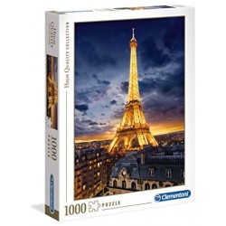 Clementoni - 39514 - High Quality Collection Puzzle - Tour Eiffel - 1000 Pezzi - Made In Italy - Puzzle Adulto