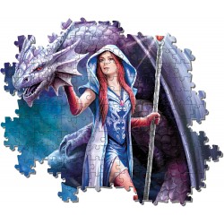 Clementoni - Puzzle Anne Stokes Collection - Dragon Mage - 1000 Pezzi - CL39525