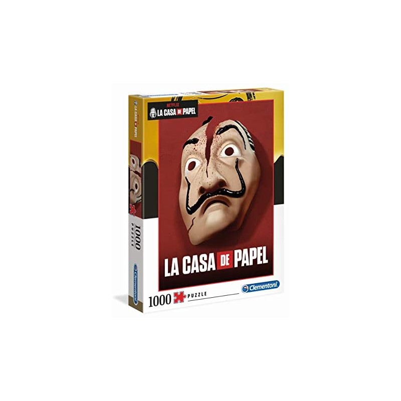 Clementoni - 39533 - Puzzle La Casa Di Carta - 1000 Pezzi - Made In Italy - Puzzle Adulti Netflix