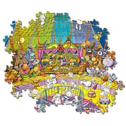 Clementoni - 39536 - Mordillo Puzzle - The Show - 1000 Pezzi - Made In Italy - Puzzle Adulti