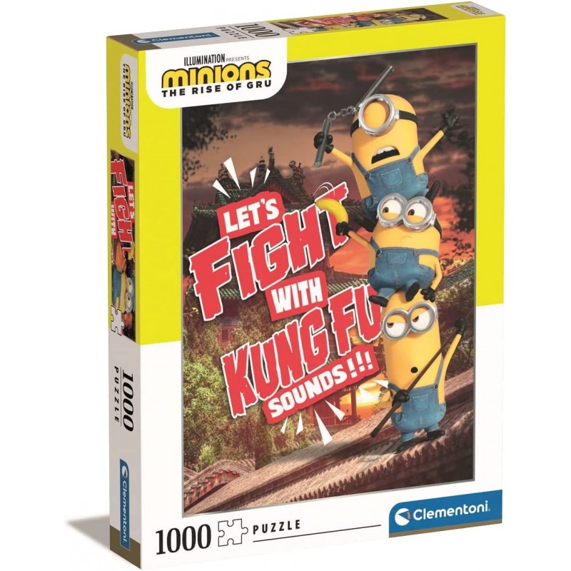 Clementoni - Puzzle High Quality Collection - Minions 2 - 1000 Pezzi - CL39564