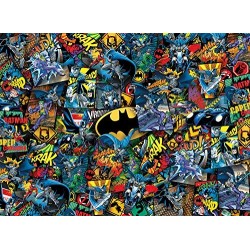 Clementoni - 39575 - Impossible Puzzle - Batman - 1000 pezzi - Made in Italy - puzzle adulti