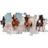 Clementoni - Puzzle High Quality Collection Panorama - Horses adulti 1000 pezzi, puzzle panoramico - CL39607