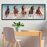 Clementoni - Puzzle High Quality Collection Panorama - Horses adulti 1000 pezzi, puzzle panoramico - CL39607
