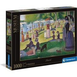 Clementoni - Puzzle Museum Collection - Sunday on la Grande J.S, 1000 pezzi, arte, puzzle quadri - CL39613