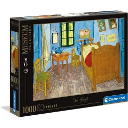Clementoni - Puzzle Museum Collection, Chambre Arles, Van Gogh, 1000 Pezzi, Arte, Puzzle Quadri - CL39616