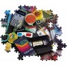 Clementoni - Puzzle High Quality Collection - 80 s Nostalgia - 1000 Pezzi, Vintage, Lifestyle - CL39649
