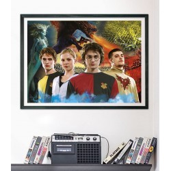 Clementoni - Puzzle Harry Potter 1000 pz, Fantasy, Film Famosi - CL39656