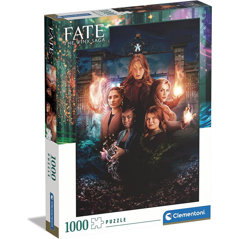 Clementoni - Puzzle Fate The Winx Saga - 1000 Pezzi, Serie Tv, Netflix - CL39688