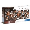 Clementoni - Puzzle La Regina degli Scacchi - Queen s Gambit Panorama - 1000 Pezzi, Puzzle Netflix - CL39696