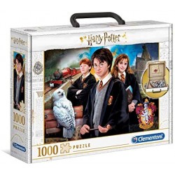 Clementoni - 61882 - Harry Potter - Puzzle 1000 pezzi in valigetta - Made in Italy - puzzle adulti