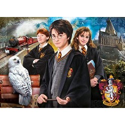Clementoni - 61882 - Harry Potter - Puzzle 1000 pezzi in valigetta - Made in Italy - puzzle adulti
