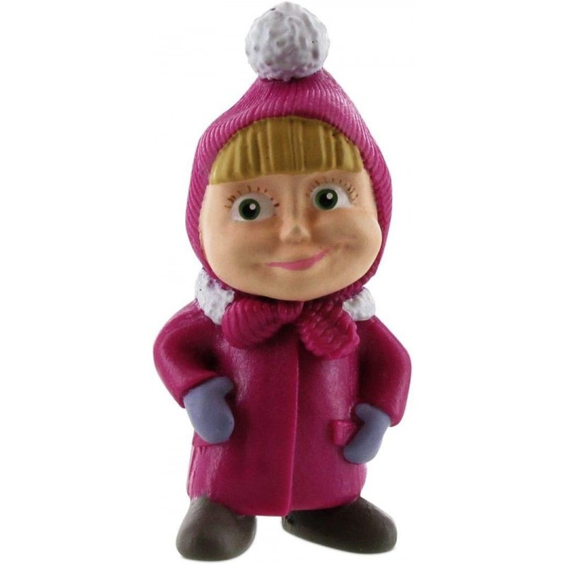 MASHA E ORSO - Masha Inverno Personaggio in Plastica Rigida - assortimento - COMY99800