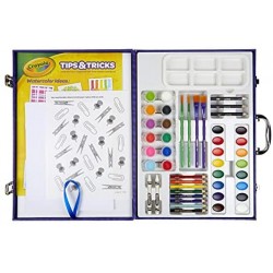 CRAYOLA- Valigetta Dipingi e Crea, 65 Pezzi, Regalo per Bambini, attività Creativa, età 4,5,6,7+, Multicolore, 04-1169