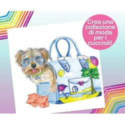 Crayola - Creations, Set Crea la Moda dei Cuccioli, Album con 40 Pagine - CRA041173