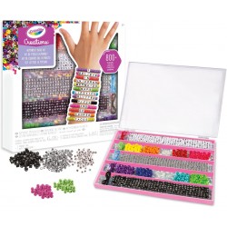 Crayola - Creations, Set Lettere e Perline, attività Creativa e Regalo per Bambine - CRA04-4666