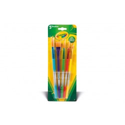 5 Pennelli Assortiti - Crayola