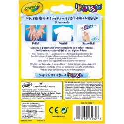 CRAYOLA-I Lavabilissimi Maxi Pastelli a Cera Ultra-Lavabili, per Scuola e Tempo Libero, Colori Assortiti, 8 Pezzi, 52-3282