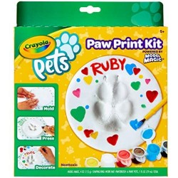 Crayola Pets - Set Crea l Impronta, per trasformare l impronta della zampina del tuo animale domestico in un oggetto decorativo 