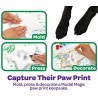 Crayola- Pets-Set Crea, trasformare l impronta della zampina del Tuo Animale Domestico in Un Oggetto Decorativo da conservare pe
