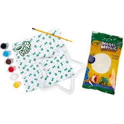 Crayola- Pets-Set Crea, trasformare l impronta della zampina del Tuo Animale Domestico in Un Oggetto Decorativo da conservare pe