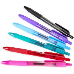 Crayola 58-6505 penna gel Nero, Blu, Verde, Rosa, Rosso, Viola 6 pezzo(i)