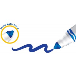 CRAYOLA-I Profumelli Pennarelli Lavabili Profumati, Punta Maxi, per Scuola e Tempo Libero, Colori Assortiti, 12 Pezzi, 58-8337