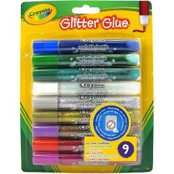 Crayola Glitter Glue, 9-Count by Crayola