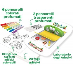 Crayola - Laboratorio degli Adesivi i Profumelli, Set per Creare Adesivi Profumati - CRA74-7261