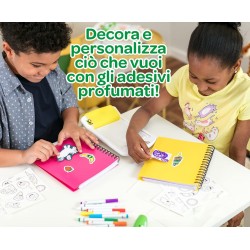 Crayola - Laboratorio degli Adesivi i Profumelli, Set per Creare Adesivi Profumati - CRA74-7261