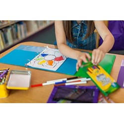 Crayola - Super Punta Pennarelli Lavabili Punta Media, Confezione da 12 Pezzi Colori Assortiti, 7509