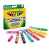 Crayola Pennarelli per Lavagna Bianca Lavabili, 8 Colori Assortiti, Punta Maxi Conica, 03-8223