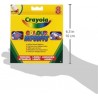 Crayola Pennarelli per Lavagna Bianca Lavabili, 8 Colori Assortiti, Punta Maxi Conica, 03-8223