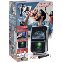Giochi Preziosi - Canta Tu - Karaoke, Impianto Audio Video Portatile Per Portare Ovunque Il Divertimento, Inclusi 2 Microfoni Wi