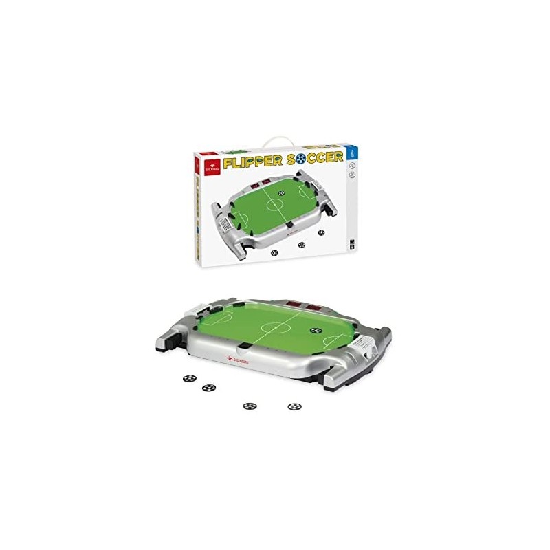 Dal Negro Flipper Soccer Gioco Sportivo da Tavolo Giocattolo 989, Multicolore, 8001097538980