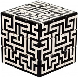 Dal Negro - V-Cube Maze 3x3 piatto - Cubo a 3 labirinti - D095106
