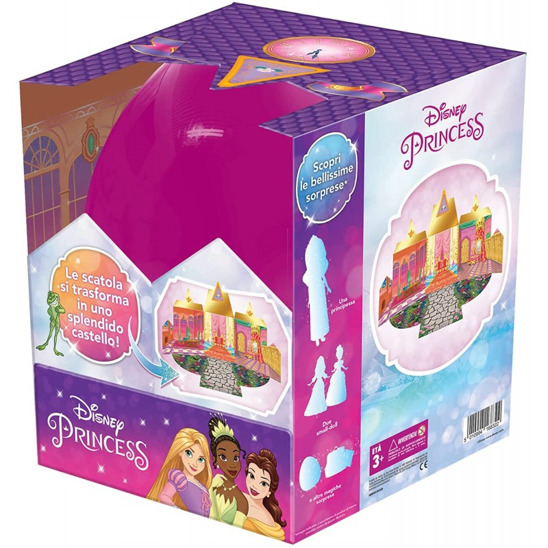 Hasbro Sorpresovo Disney Princess 2022 - Uovo con sorprese e Scatola che si trasforma in Castello