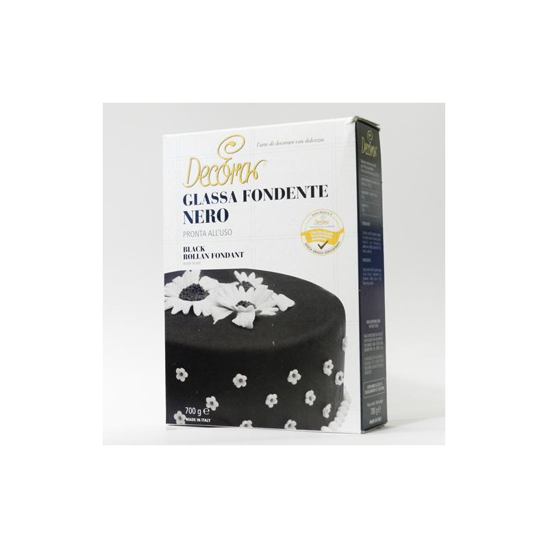 Glassa Fondente Nero 700gr