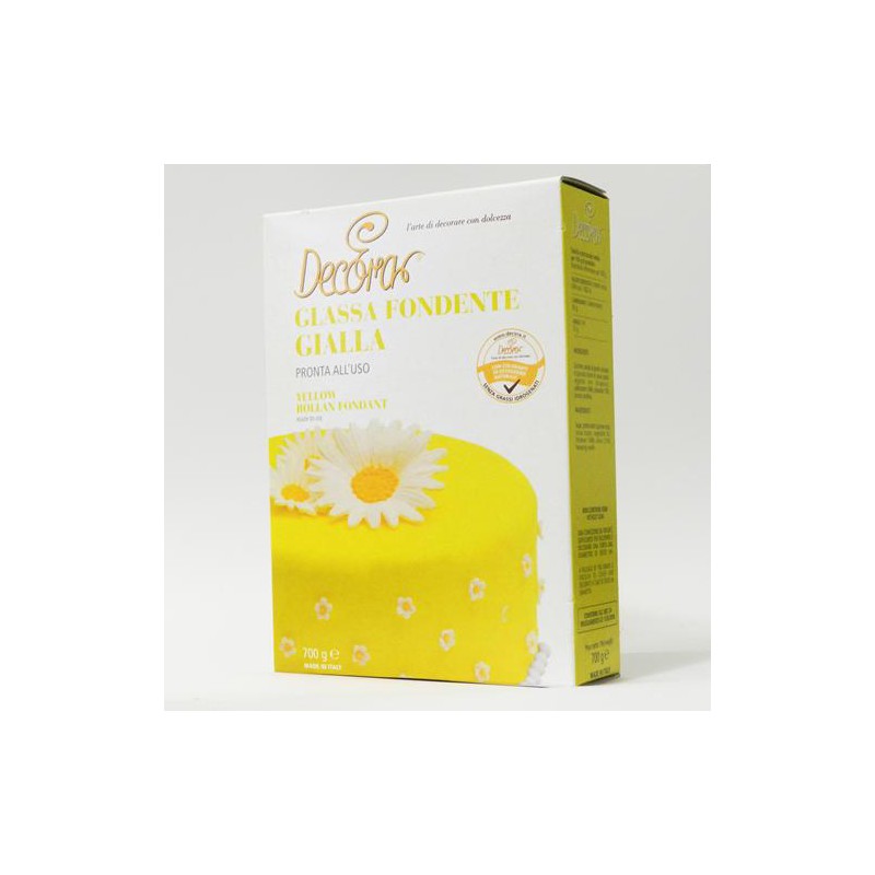 Glassa Fondente Gialla 700 Gr.