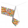 Tovaglia in Plastica 140 x 270 cm Buon Compleanno Stardust, 60166