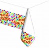 Tovaglia in Plastica 140 x 270 cm Buon Compleanno Stardust, 60166