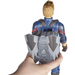 avengers: infinity war - captain america titan hero power fx (personaggio 30cm, action figure), e0607103
