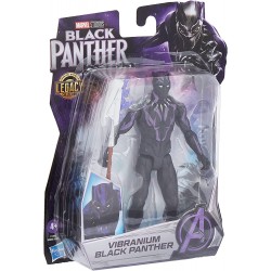 Hasbro - Marvel Studios Legacy Collection, Action Figure di Black Panther Vibranium in Scala da 15 cm, dai 4 Anni in su, E1360ES