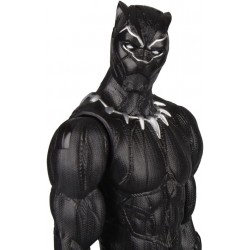 Hasbro - Marvel Studios Legacy Collection - Titan Hero Series - Action Figure Giocattolo di Black Panther, in Scala da 30 cm - E