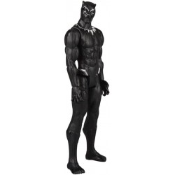 Hasbro - Marvel Studios Legacy Collection - Titan Hero Series - Action Figure Giocattolo di Black Panther, in Scala da 30 cm - E