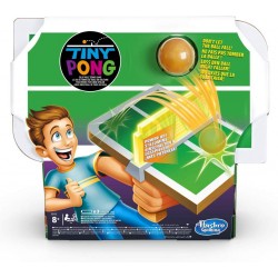 hasbro gaming- tiny pong gioco elettronico per bambini, multicolore, E3112EU40