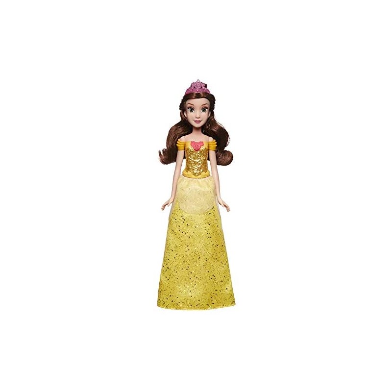 Hasbro Disney Princess- Shimmer Belle Bambola, Multicolore, E4159ES2